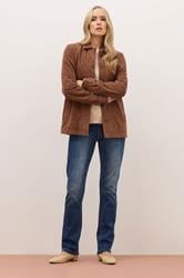 LTS PREMIUM Tall Brown Suede Jacket | Long Tall Sally 3