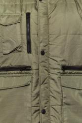 KAM Big & Tall Green Military Multi Pocket Gilet | BadRhino 2