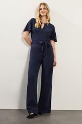 LTS Tall Navy Blue Keyhole Jumpsuit | Long Tall Sally 2