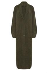 LTS Tall Women's Khaki Green Knitted Maxi Cardigan | Long Tall Sally 6