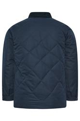 BadRhino Big & Tall Navy Blue Quilted Jacket | BadRhino 6