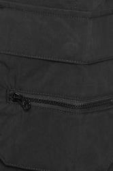 BadRhino Big & Tall Black Crinkle Nylon Cargo Shorts | BadRhino 3