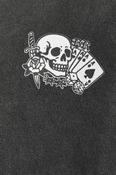 BadRhino Big & Tall Black Sun Bleached Tattoo Graphic Hoodie | BadRhino 8