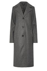 LTS Tall Charcoal Grey Formal Midi City Coat | Long Tall Sally 6