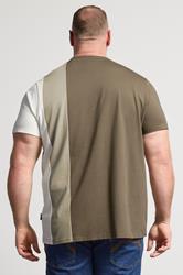 BadRhino Big & Tall Brown Cut & Sew  T-Shirt | BadRhino 4