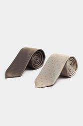 BadRhino Brown 2 PACK Textured Dot Ties | BadRhino 2