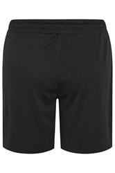 BadRhino Big & Tall Black Lightweight Plain Mesh Shorts | BadRhino 6