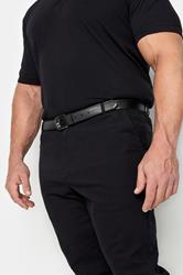 RHINO FLEX Black Flex Leather Look Belt | BadRhino 1