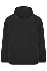 JACK & JONES Big & Tall Black Reversible Puffer Jacket | BadRhino 2