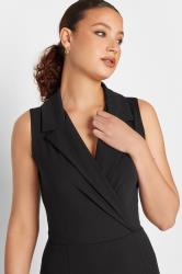 LTS Tall Women's Black Scuba Blazer Dress | Long Tall Sally 4