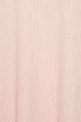 LTS Tall Women's Pink Ribbed V-Neck Swing Top | Long Tall Sally 5