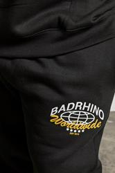 BadRhino Big & Tall Black Worldwide Print Joggers | BadRhino 5