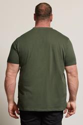 BadRhino Big & Tall Black/Red/Green/Blue/Navy Blue 5 Pack Extra Long V-Neck T-Shirts | BadRhino 4