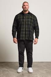 LYLE & SCOTT Big & Tall Black Check Shirt | BadRhino 2