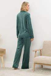 LTS Tall Green Super Luxe Touch Pyjama Set | Long Tall Sally 3