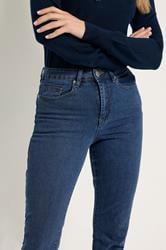 LTS Tall Dark Blue Stretch Straight Leg Jeans | Long Tall Sally 4