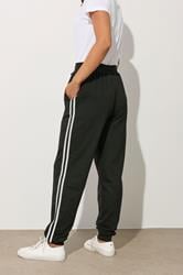 LTS Tall Women's Black Side Stripe Jogger 4