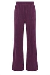LTS Tall Women's Burgundy Red Wide Leg Fleece Trousers | Long Tall Sally 6