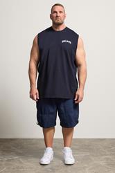 BadRhino Big & Tall Navy Blue Extra Long England 66 Vest | BadRhino 1
