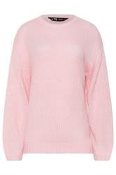 LTS Tall Pink Balloon Sleeve Jumper | Long Tall Sally  5