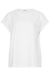 LTS Tall Women's White Swirl Hem T-Shirt | Long Tall Sally 2