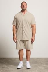 BadRhino Big & Tall Stone Brown Revere Jersey Shirt | BadRhino 2