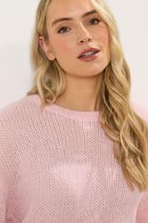 LTS Tall Pink Balloon Sleeve Jumper | Long Tall Sally  4