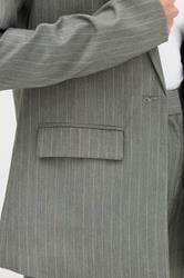 LTS PREMIUM Tall Grey Stripe Formal Blazer | Long Tall Sally 5