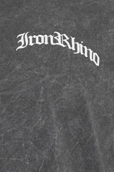 IronRhino Big & Tall Grey Acid Wash Old English T-Shirt | BadRhino 8