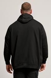 BadRhino Big & Tall Black Camo Print Utility Hoodie | BadRhino 3