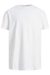 JACK & JONES Big & Tall White Oversized T-Shirt | BadRhino 2