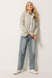 LTS PREMIUM Tall Women's Natural Brown Funnel Neck Jacket | Long Tall Sally 4