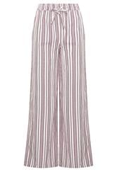 LTS Tall Women's Red & White Stripe Wide Leg Trousers | Long Tall Sally 6