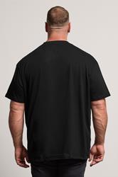 BadRhino Big & Tall Black Relaxed T-Shirt | BadRhino 3