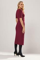 LTS Tall Red Keyhole Midi Dress | Long Tall Sally 3