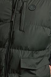 BadRhino Big & Tall Dark Green Zip Through Gilet | BadRhino 4