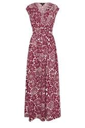LTS Tall Women's Red Floral Cotton Wrap Maxi Dress | Long Tall Sally 5