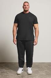 BadRhino Big & Tall Black Essential Joggers | BadRhino 2