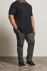BadRhino Big & Tall Slate Grey Chino Trousers | BadRhino 1