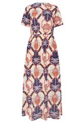 LTS Tall Women's Pink Tropical Print Midi Dress | Long Tall Sally 5