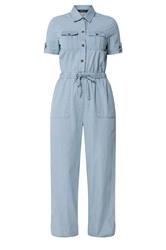 LTS Tall Blue Denim Utility Elasticated Waistband Jumpsuit | Long Tall Sally  6