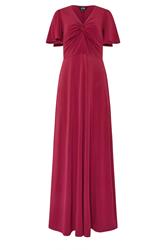 LTS Tall Red Twist Front Maxi Dress