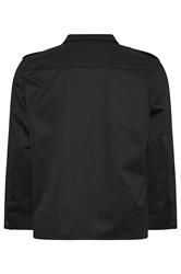 BadRhino Big & Tall Khaki Green Military Zip Through Overshirt | BadRhino 7