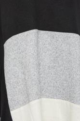 LTS Tall Women's Grey Stripe Hanky Hem Soft Touch Jumper | Long Tall Sally 4