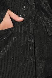 LTS Tall Black Embellished Tailored Blazer | Long Tall Sally 4