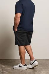 BadRhino Big & Tall 2 PACK Navy Blue & Black Jogger Shorts | BadRhino 4