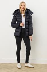 LTS Tall Black Padded Ski Coat | Long Tall Sally 3