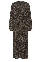 LTS Tall Women's Black Spot Print Midaxi Dress | Long Tall Sally 5
