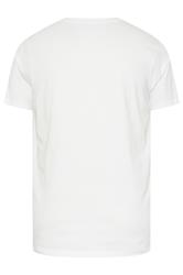 BadRhino Big & Tall White V-Neck T-Shirt | BadRhino 7
