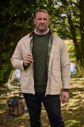 BadRhino Big & Tall Natural Brown Checked Lined Worker Jacket | BadRhino 2
